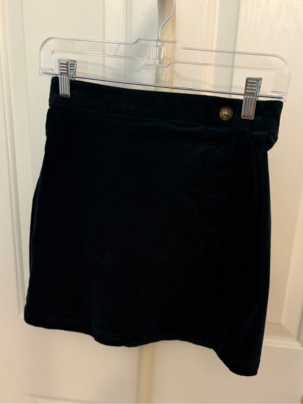 Copper Key Girls Large Green Velvet Skirt
